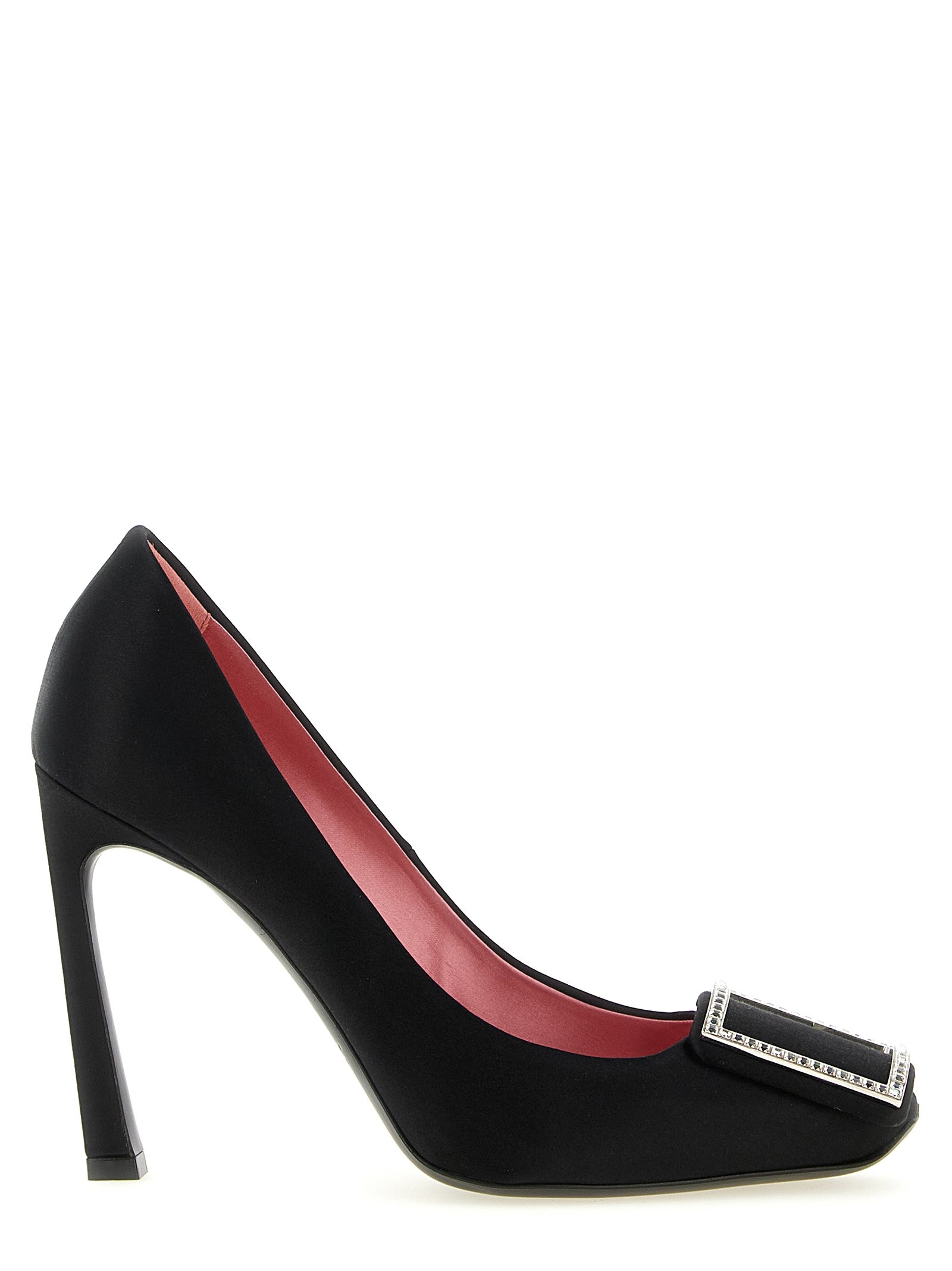 Roger Vivier Black Viscose High Heel Pumps
