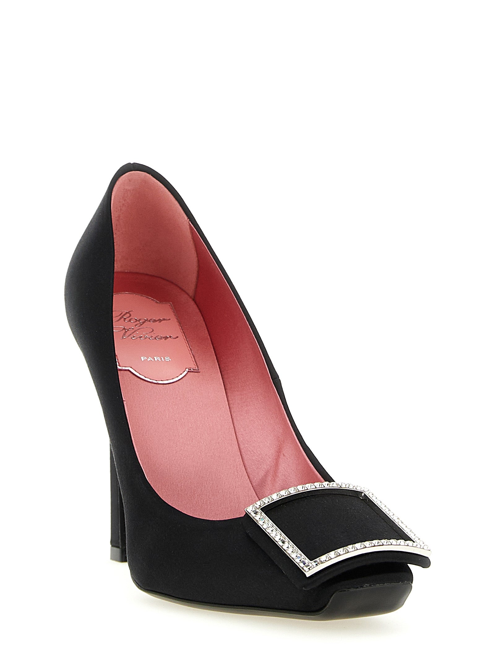 Roger Vivier Black Viscose High Heel Pumps