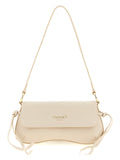 Twinset White Leather Shoulder Bag