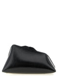 The Attico Black Calfskin Clutch Bag