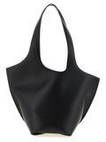 The Attico Black Calfskin Shoulder Bag