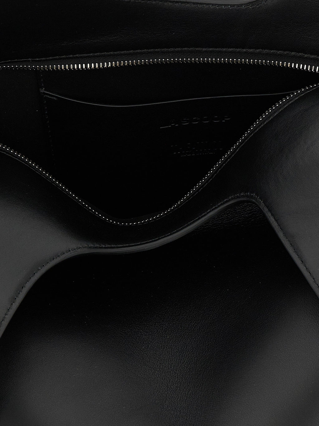 The Attico Black Calfskin Shoulder Bag