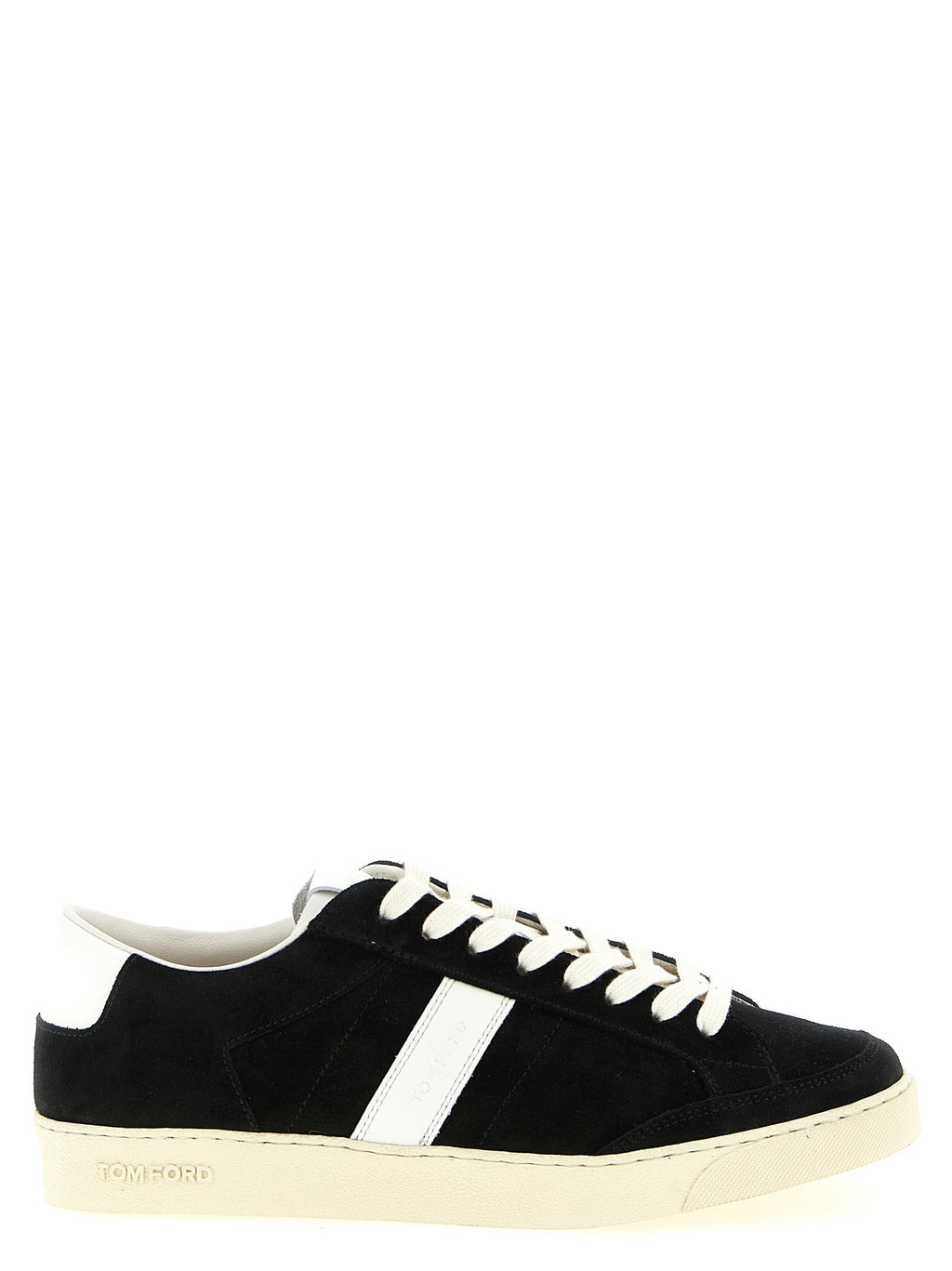 Tom Ford Bicolor Leather Low Top Sneakers
