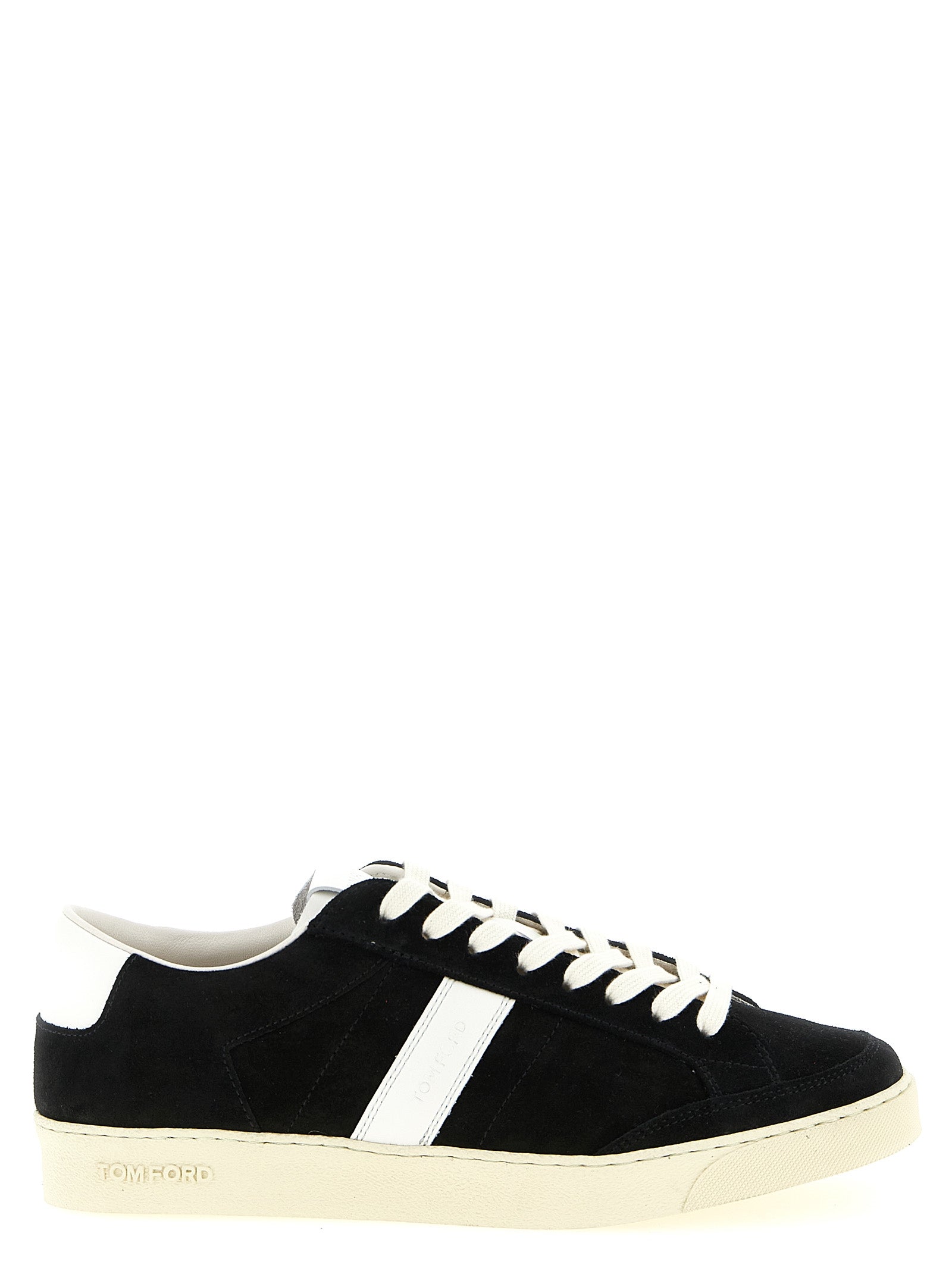 Tom Ford Bicolor Leather Low Top Sneakers