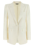 Tom Ford White Wool Blazer