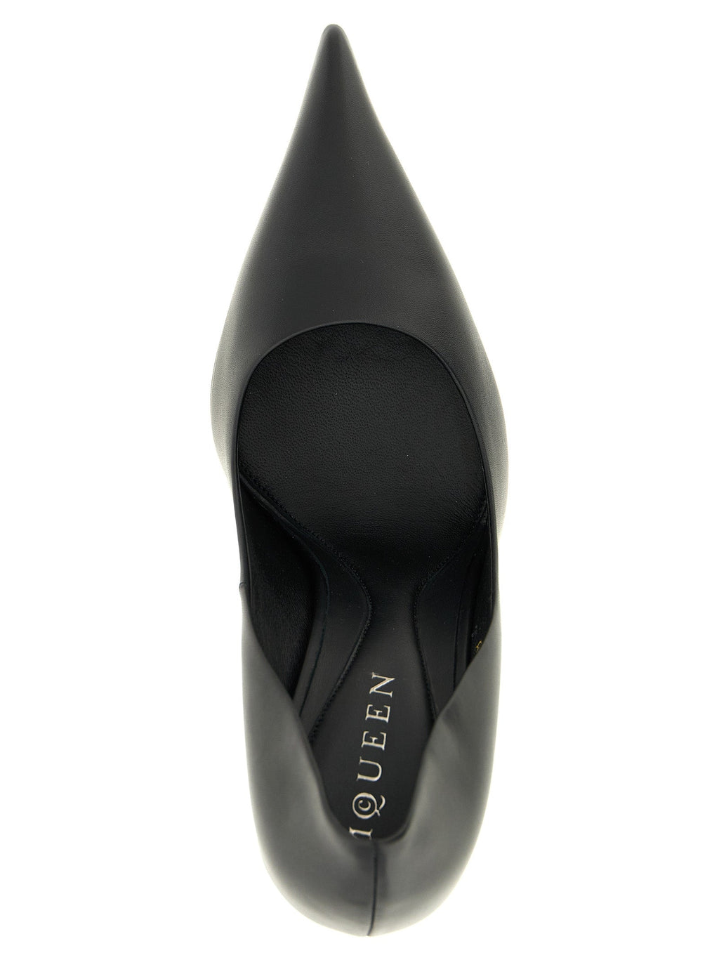 Alexander McQueen Black Calfskin High Heel Pumps