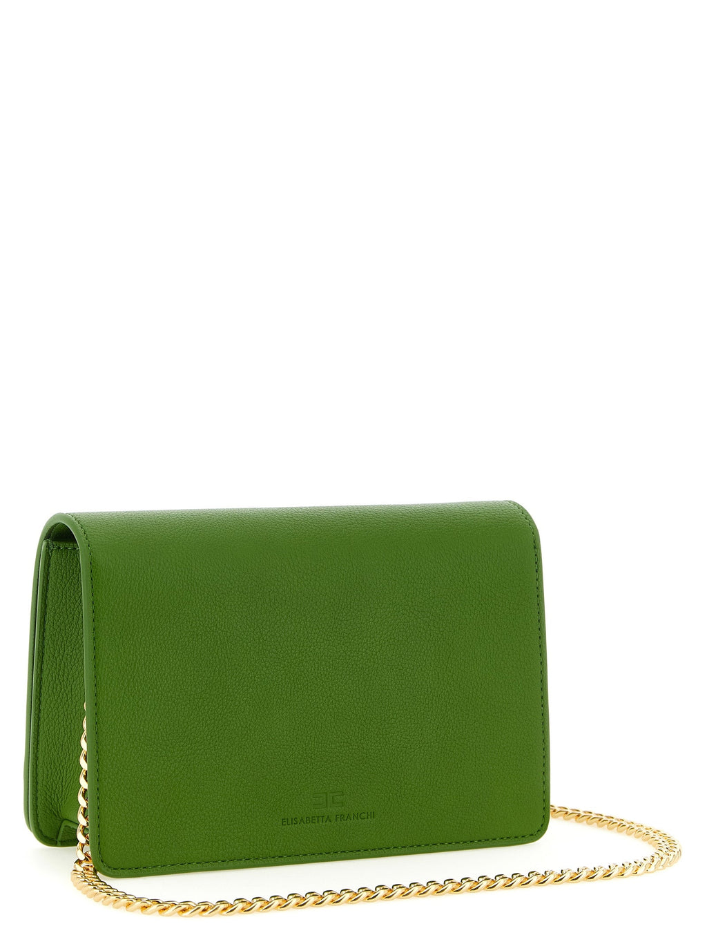 Elisabetta Franchi Bicolor Polyester Crossbody Bag