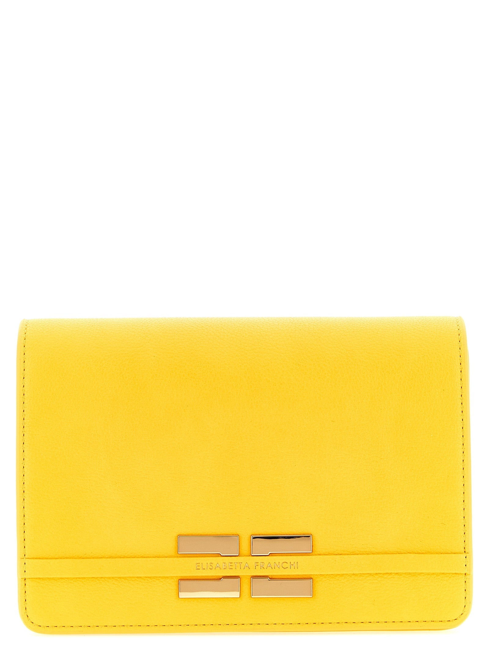 Elisabetta Franchi Bicolor Polyester Crossbody Bag