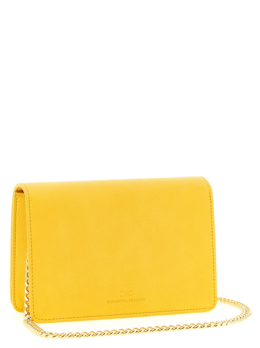 Elisabetta Franchi Bicolor Polyester Crossbody Bag