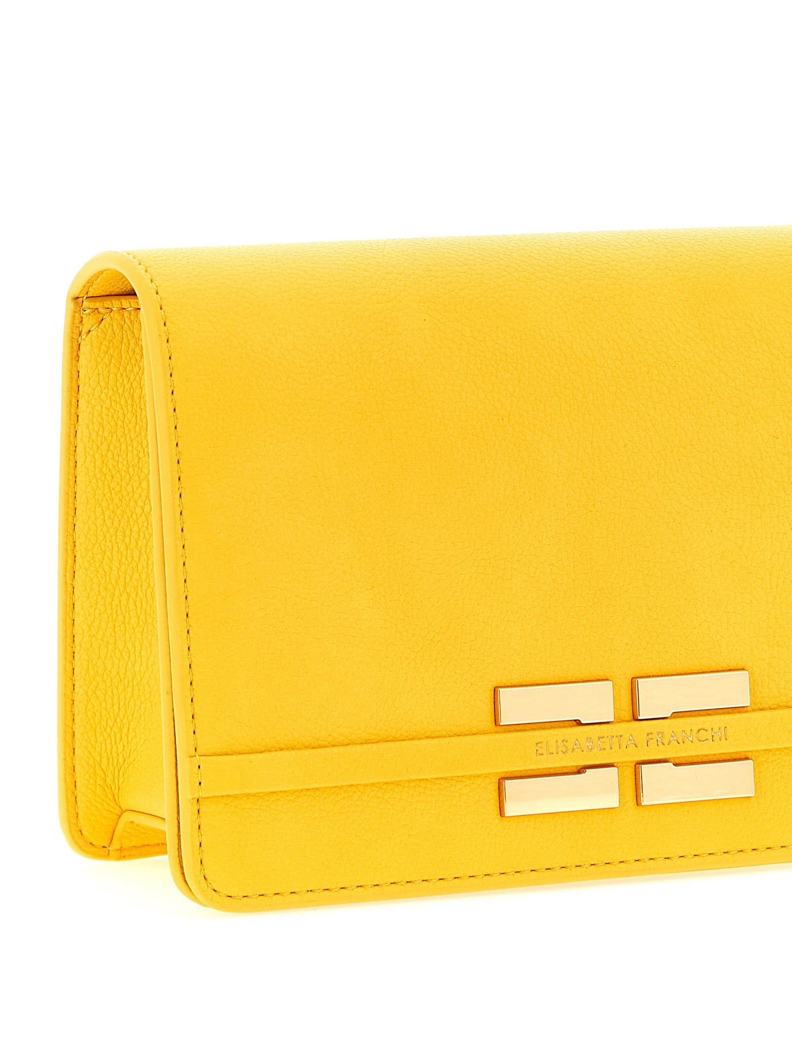 Elisabetta Franchi Bicolor Polyester Crossbody Bag