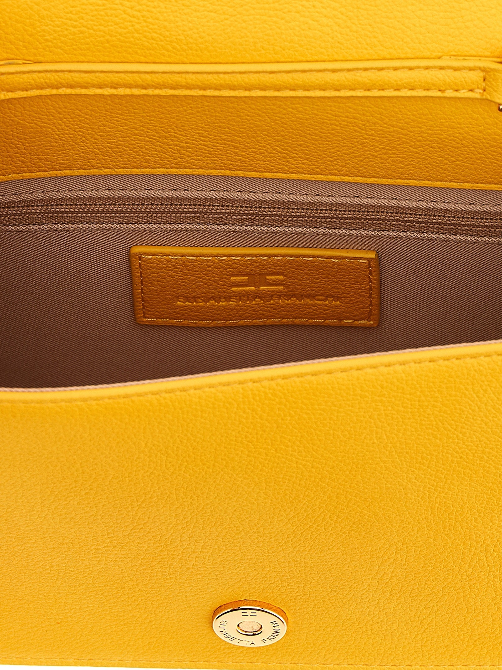 Elisabetta Franchi Bicolor Polyester Crossbody Bag