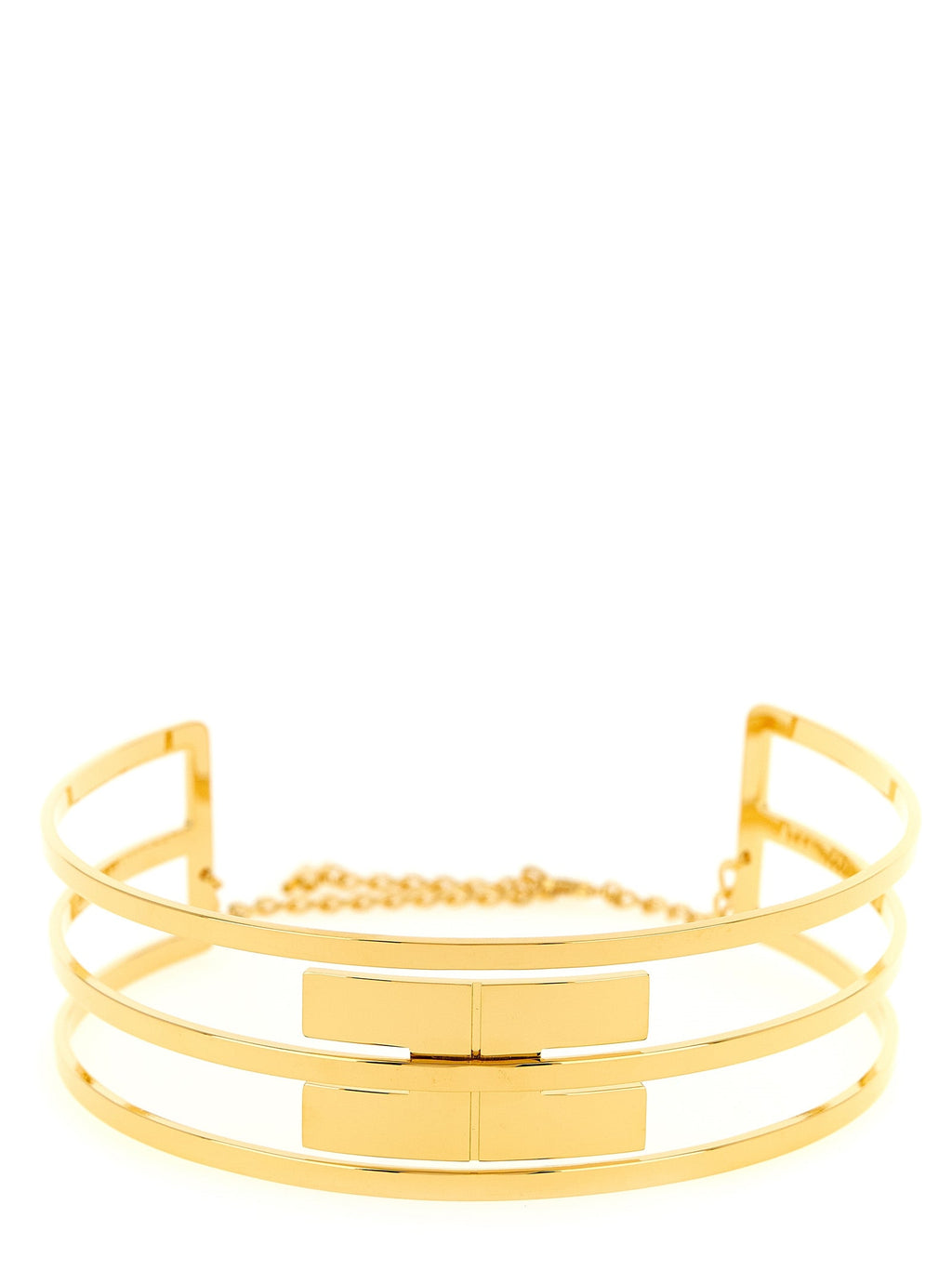 Elisabetta Franchi Gold Brass Necklace