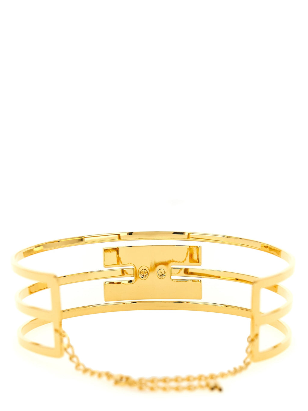 Elisabetta Franchi Gold Brass Necklace