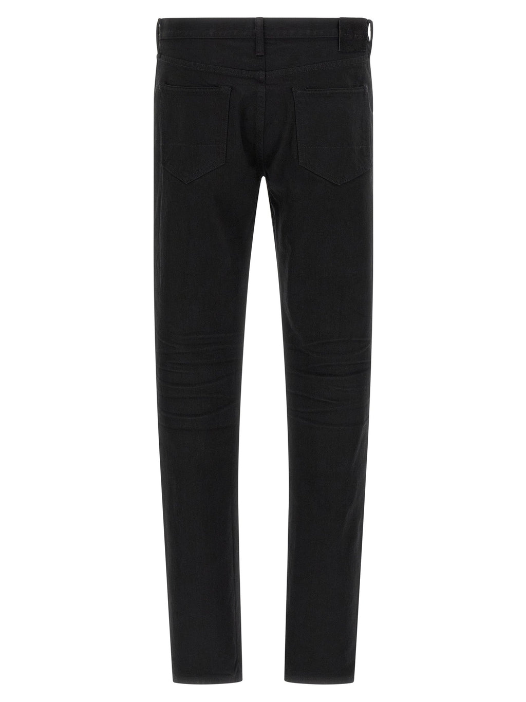 Tom Ford Black Cotton Straight-Leg Jeans