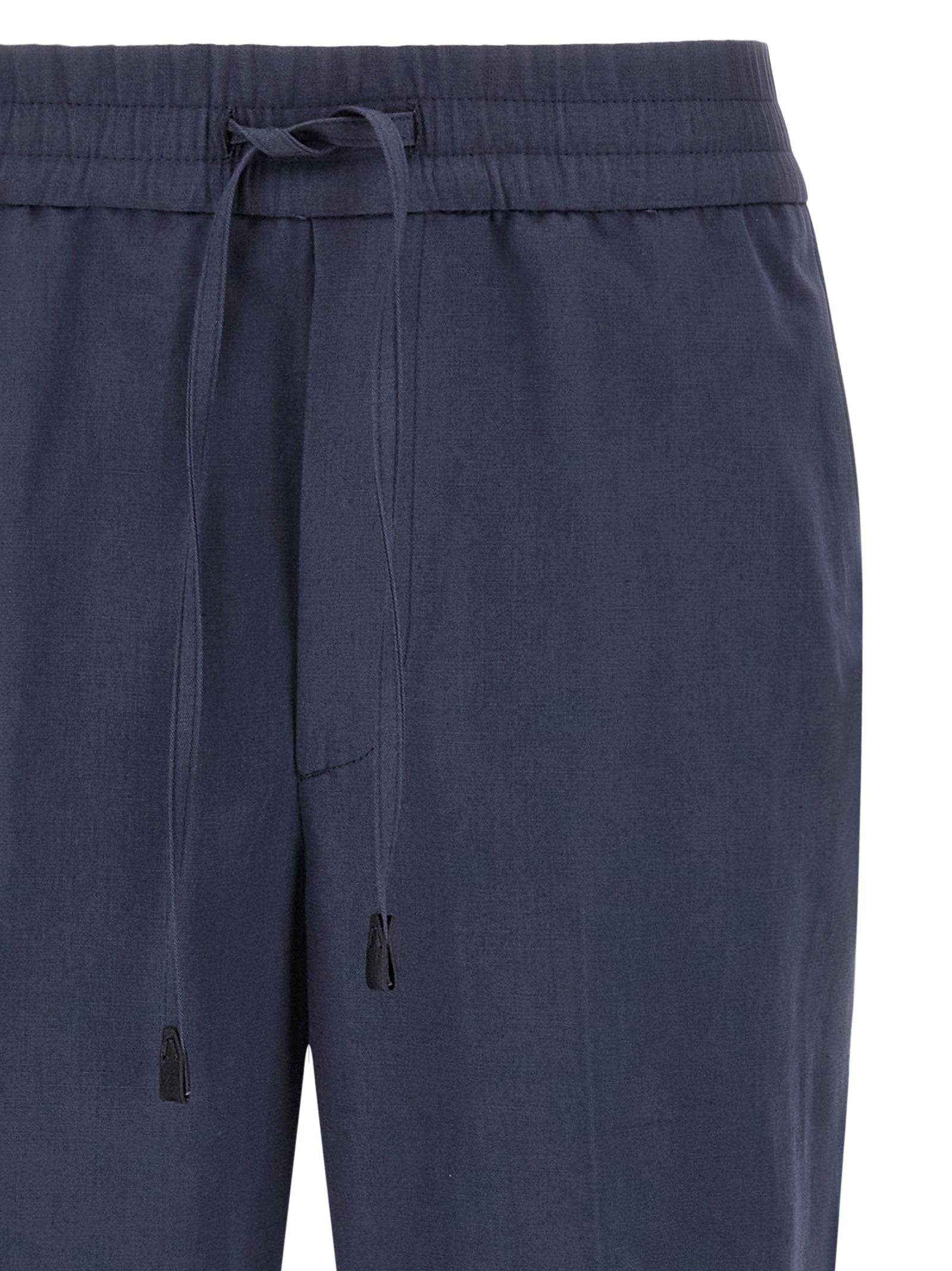 Brioni Blue Linen Casual Pants