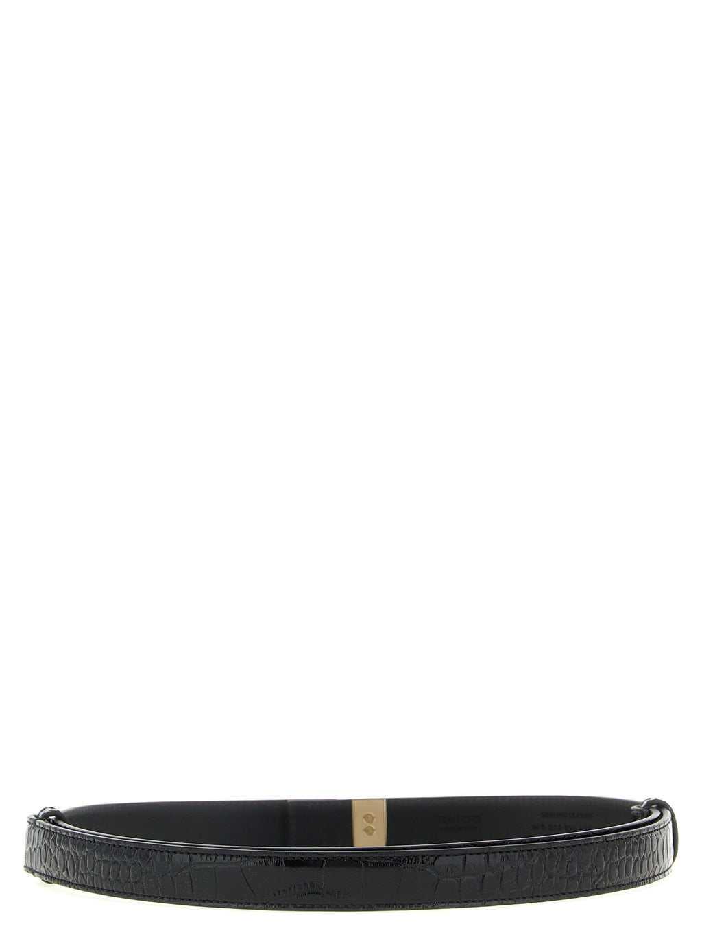Tom Ford Black Calfskin Regular Belt