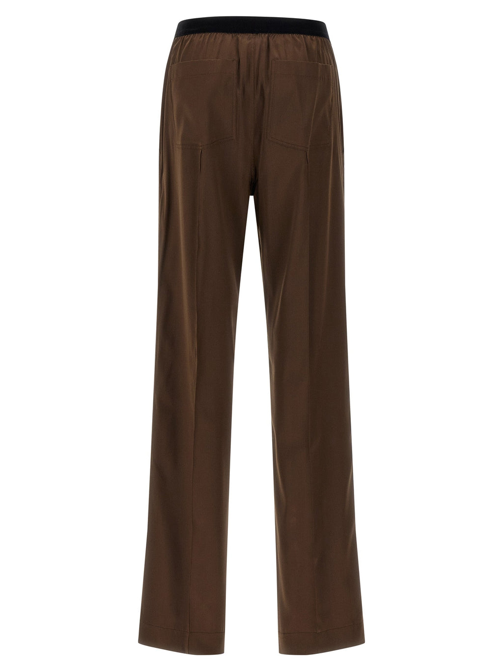 Tom Ford Brown Silk Casual Pants