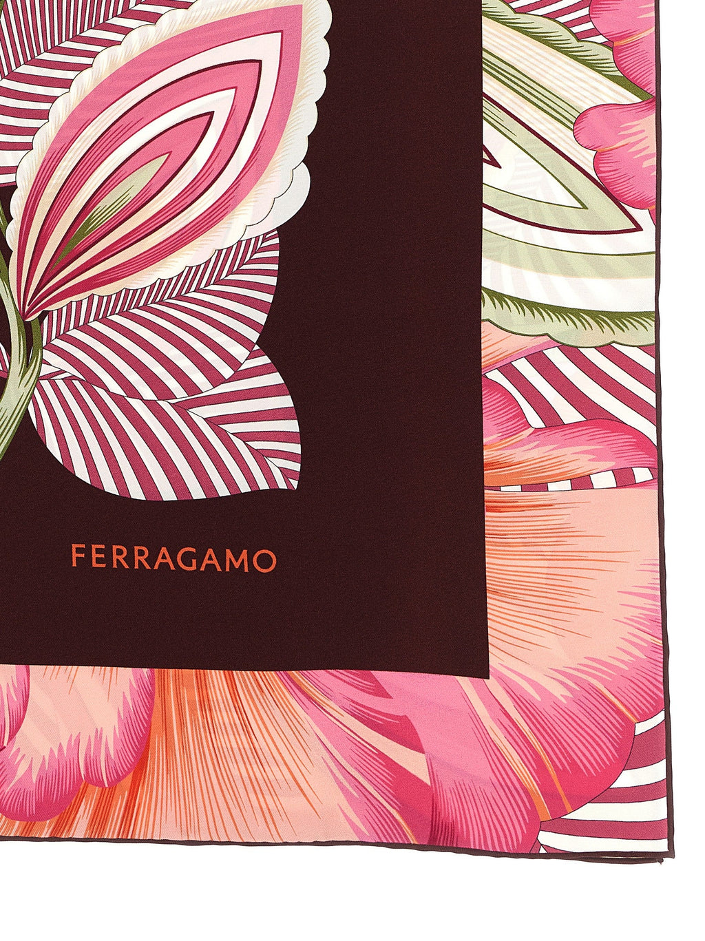 Ferragamo Multicolor Silk Scarf