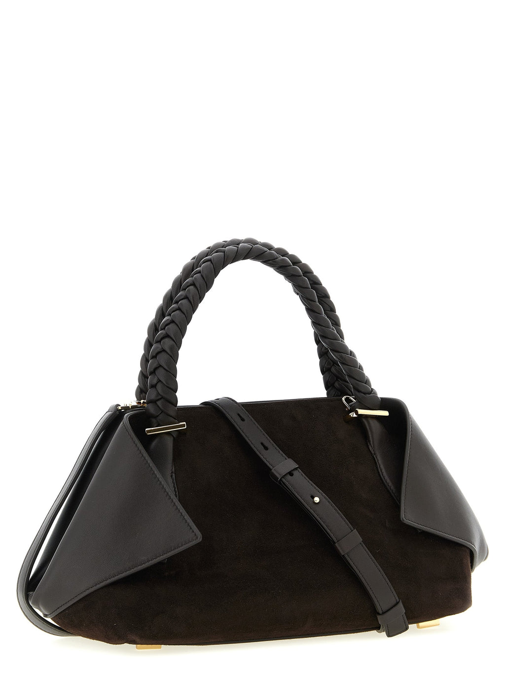 Ferragamo Brown Goatskin Handbag