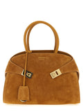 Ferragamo Beige Goatskin Handbag