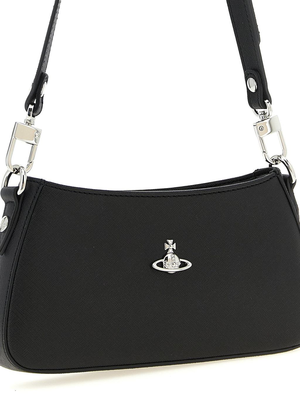 Vivienne Westwood Black Polyethylene Shoulder Bag