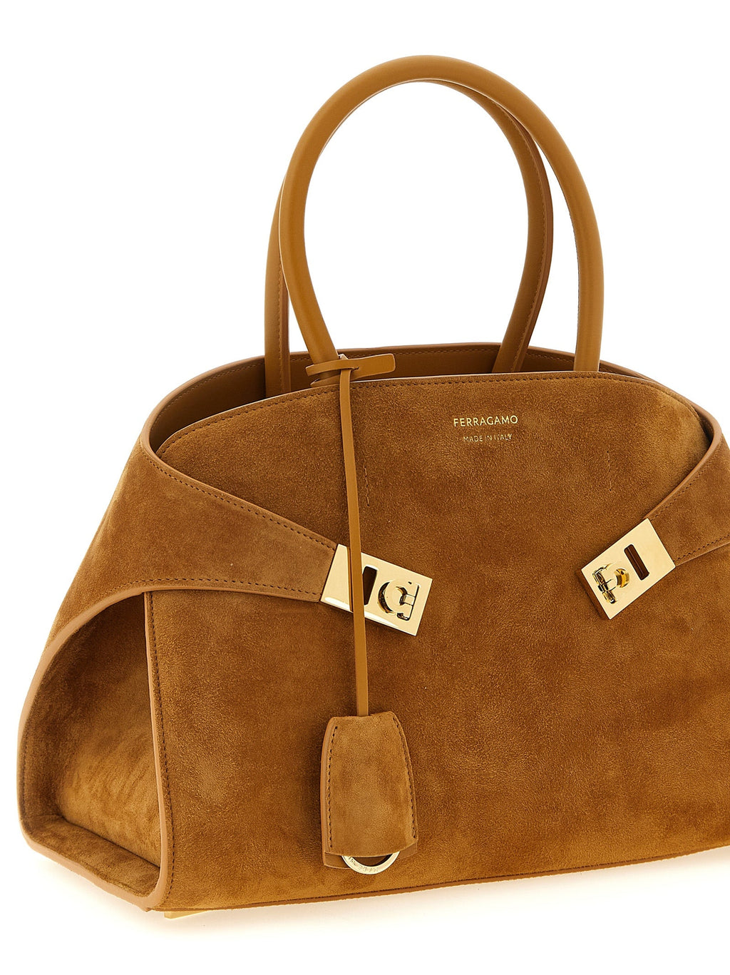 Ferragamo Beige Goatskin Handbag