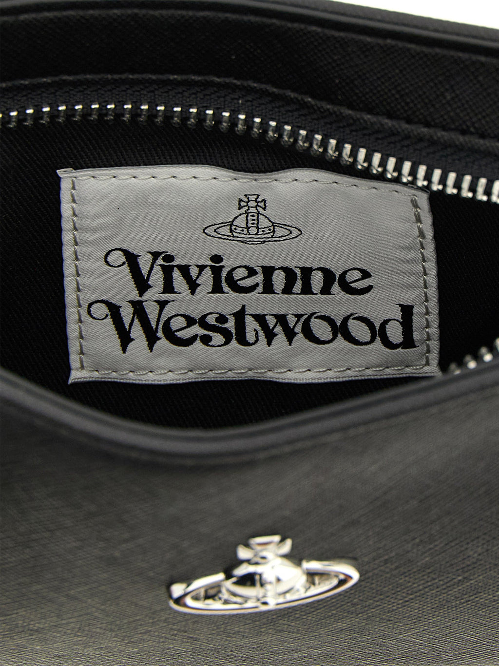 Vivienne Westwood Black Polyethylene Shoulder Bag