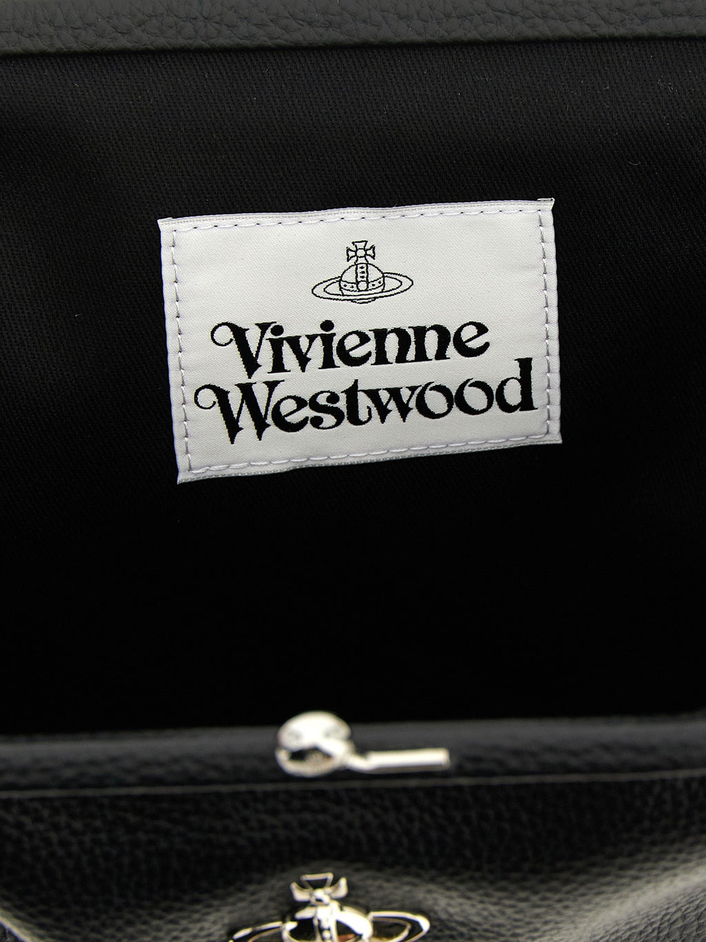 Vivienne Westwood Black Polyethylene Clutch Bag