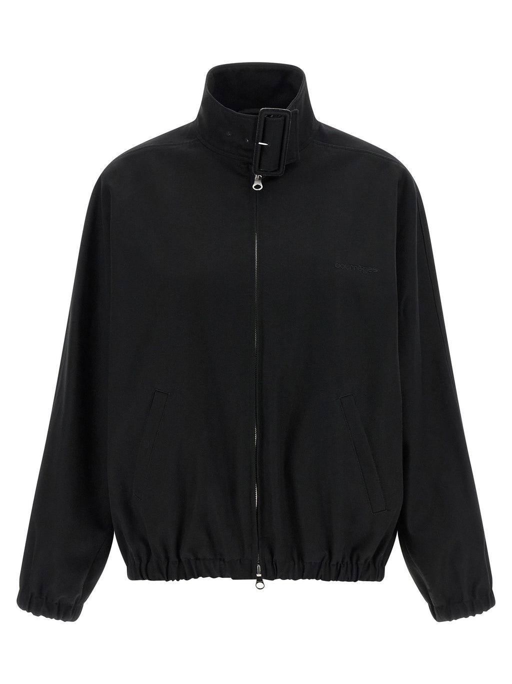Courrèges Black Cotton Bomber