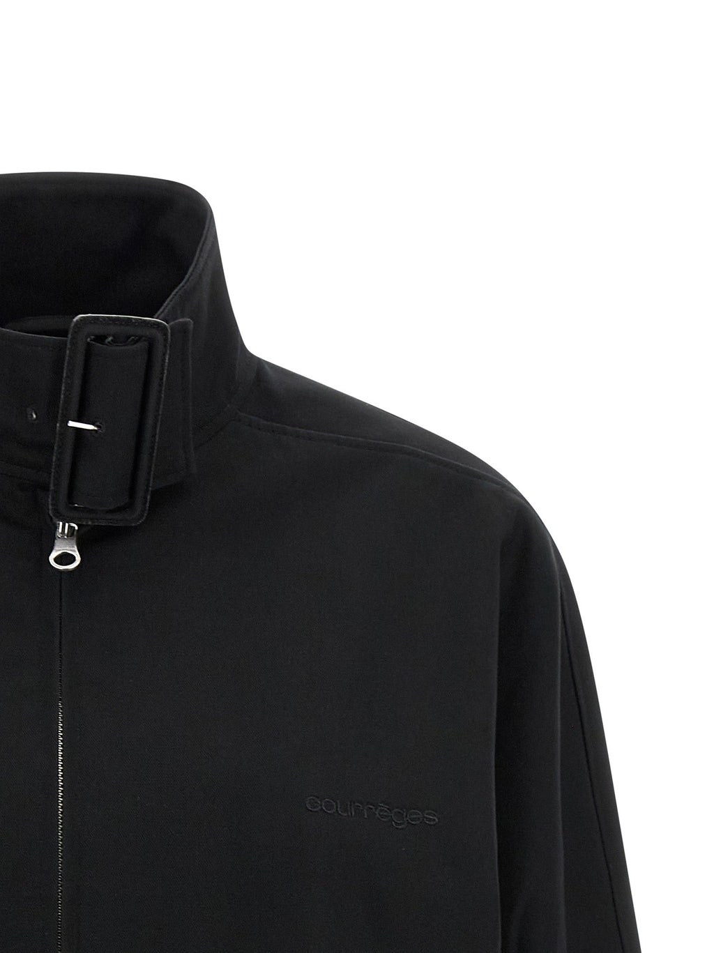 Courrèges Black Cotton Bomber