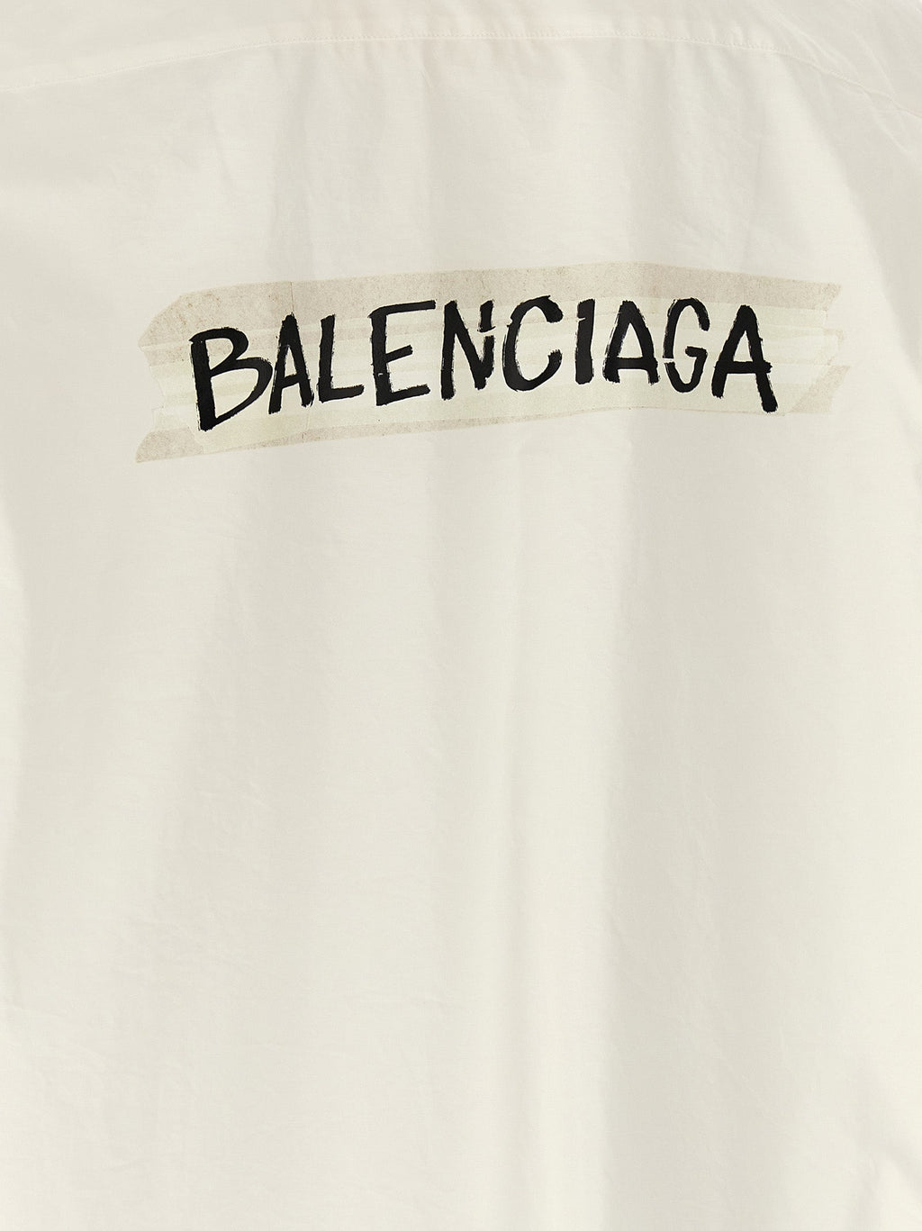 Balenciaga White Cotton Blouse