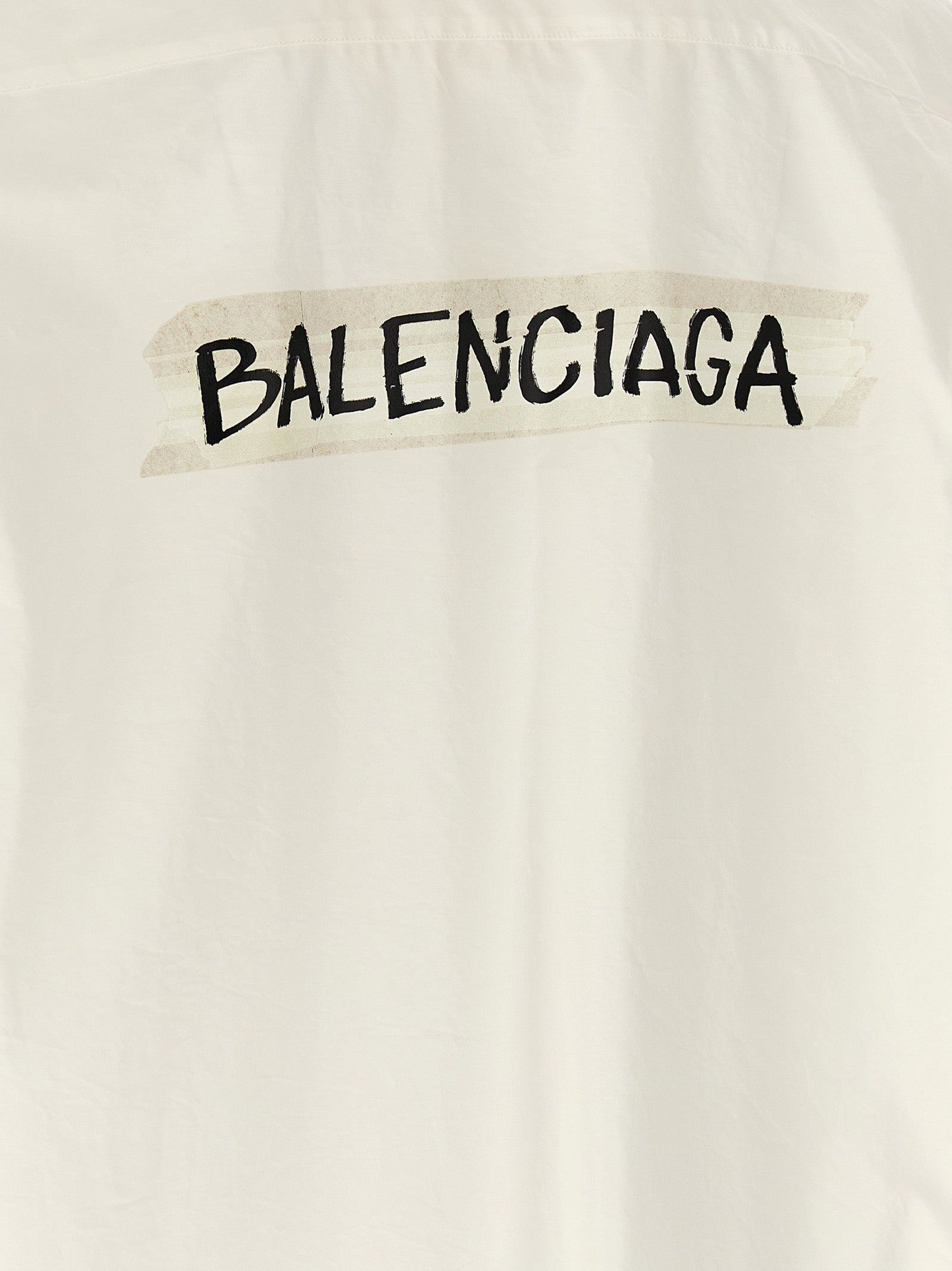 Balenciaga White Cotton Blouse