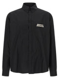 Balenciaga Black Cotton Blouse
