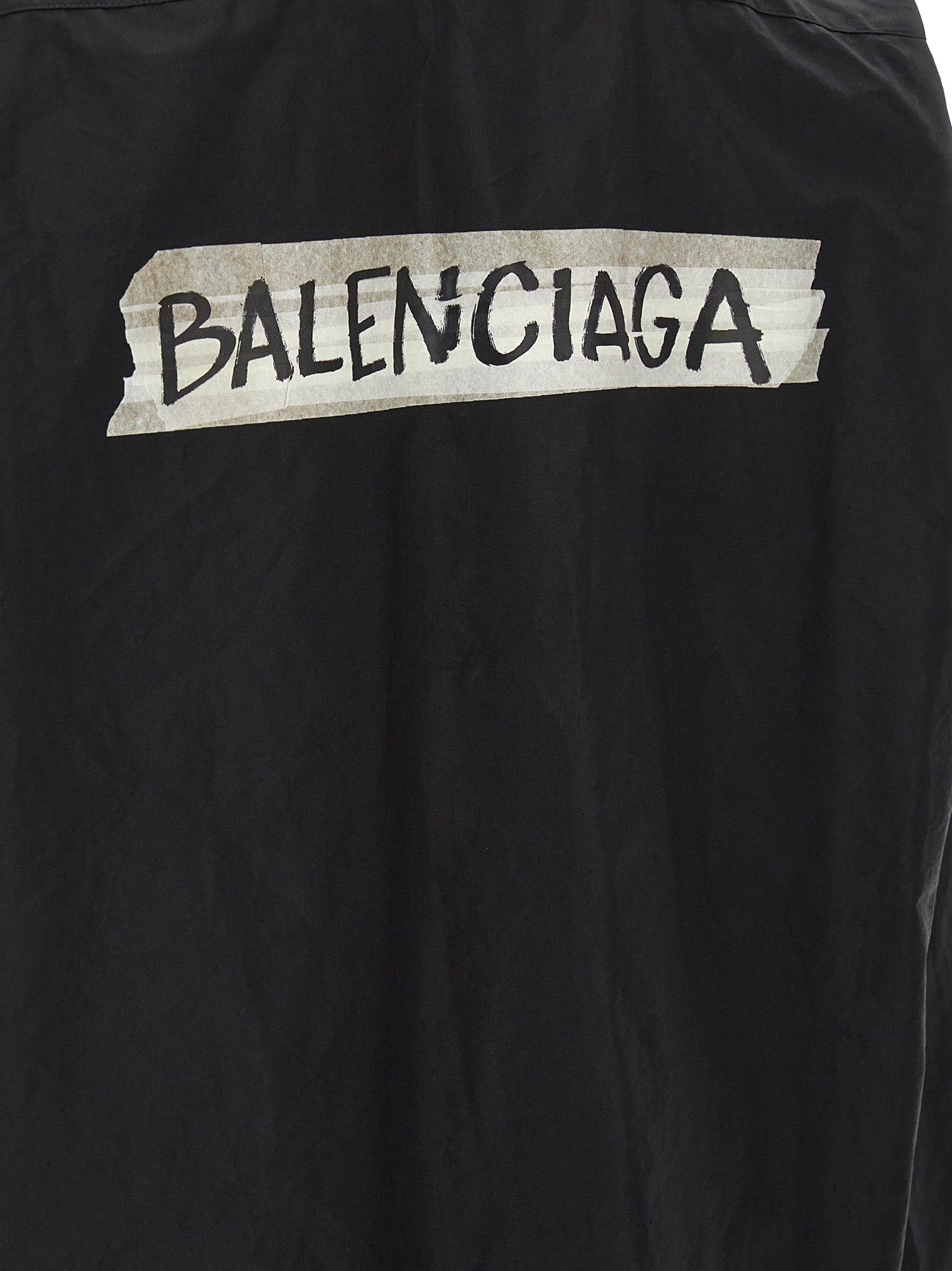 Balenciaga Black Cotton Blouse