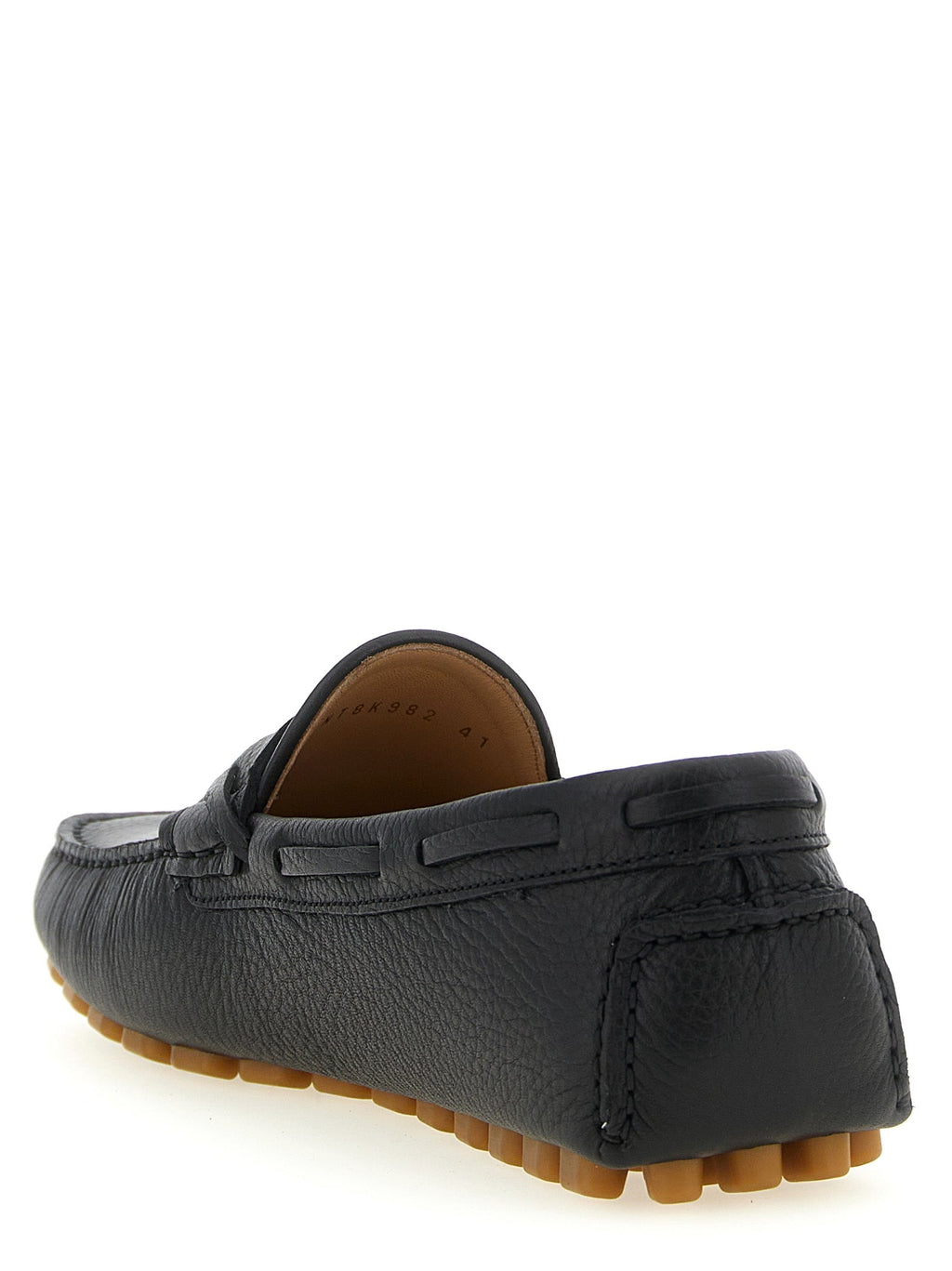 Valentino Garavani Black Calfskin Slip-On Loafers