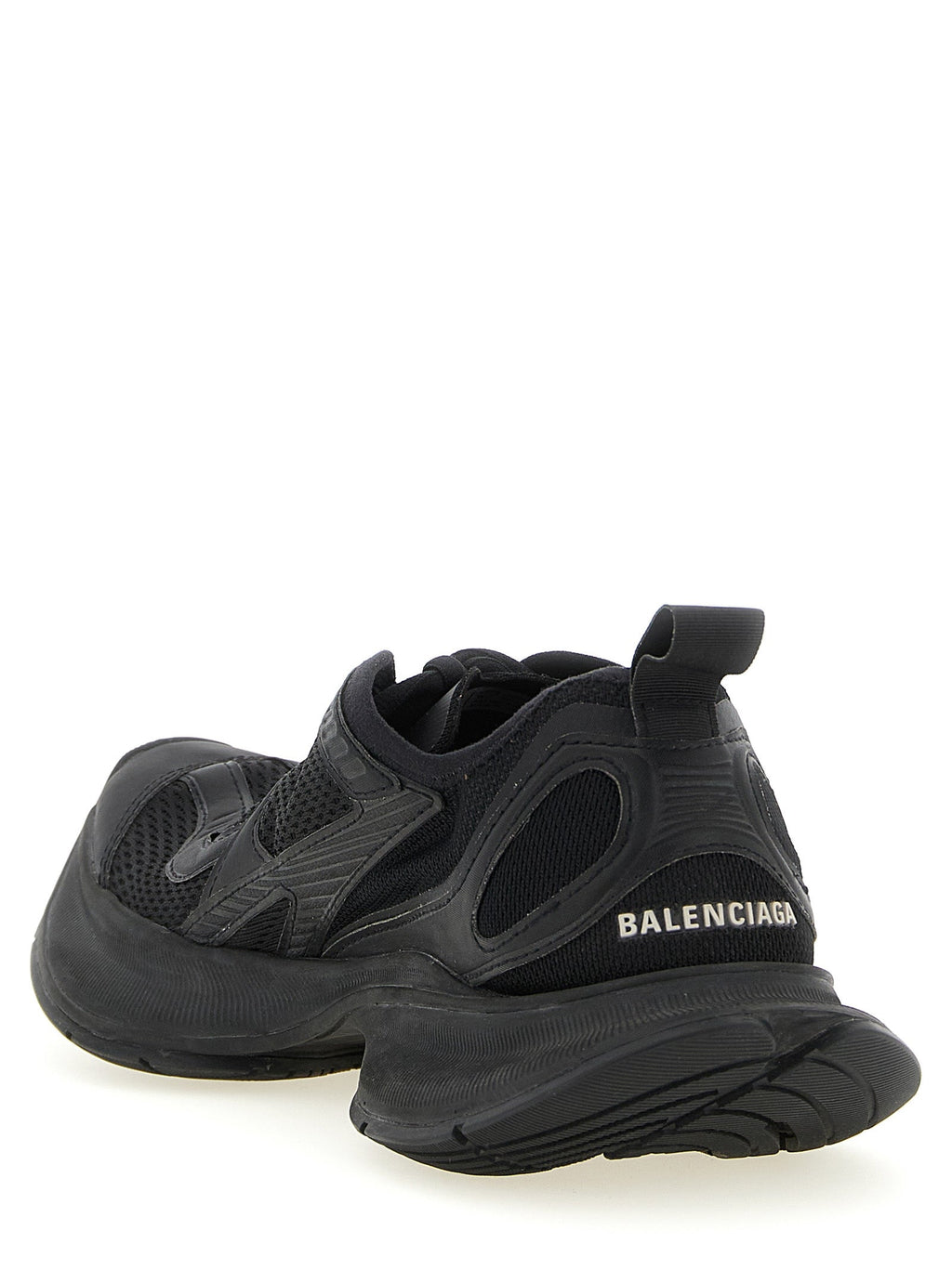 Balenciaga Black Polyester Athletic Sneakers