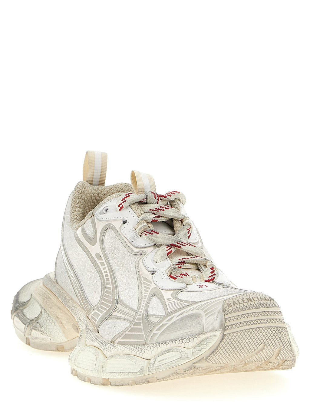 Balenciaga Silver Polyethylene Athletic Sneakers