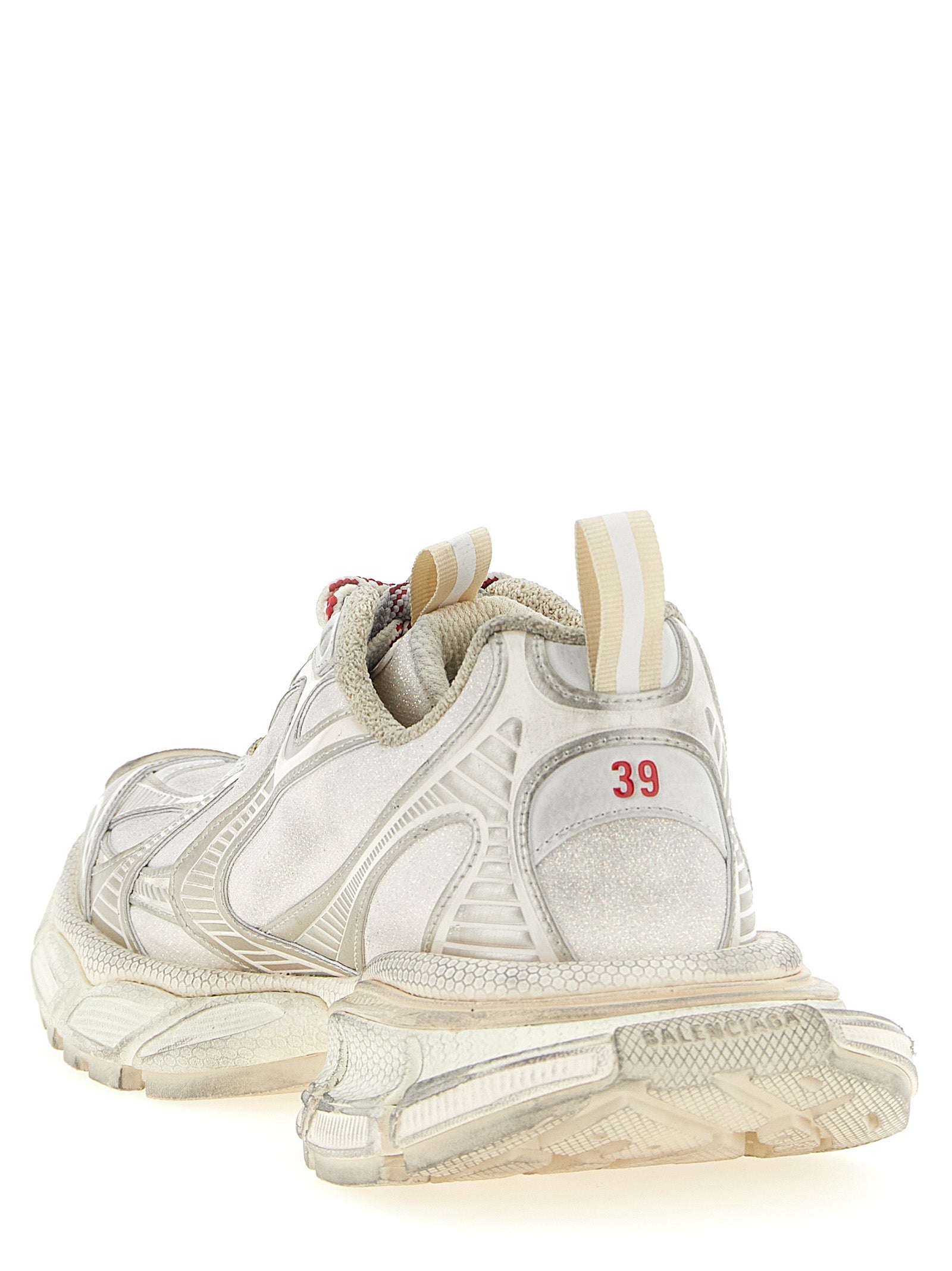 Balenciaga Silver Polyethylene Athletic Sneakers