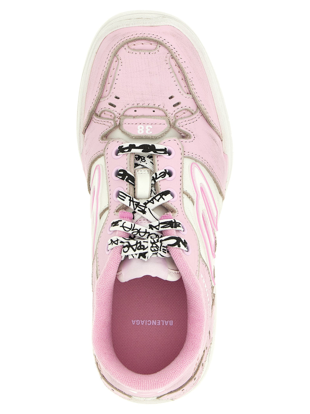 Balenciaga Multicolor Calfskin Athletic Sneakers