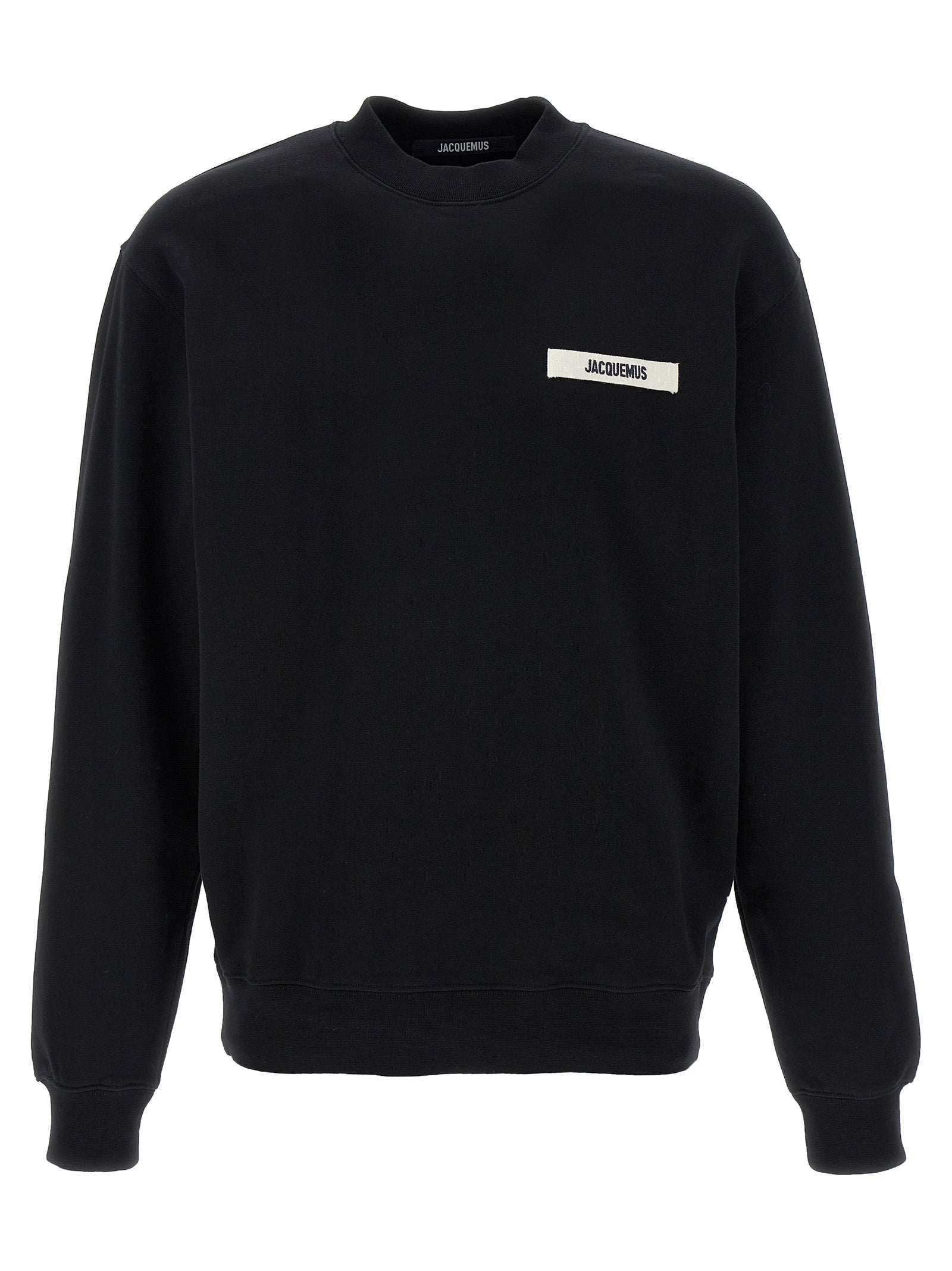 Jacquemus Black Cotton Sweatshirt