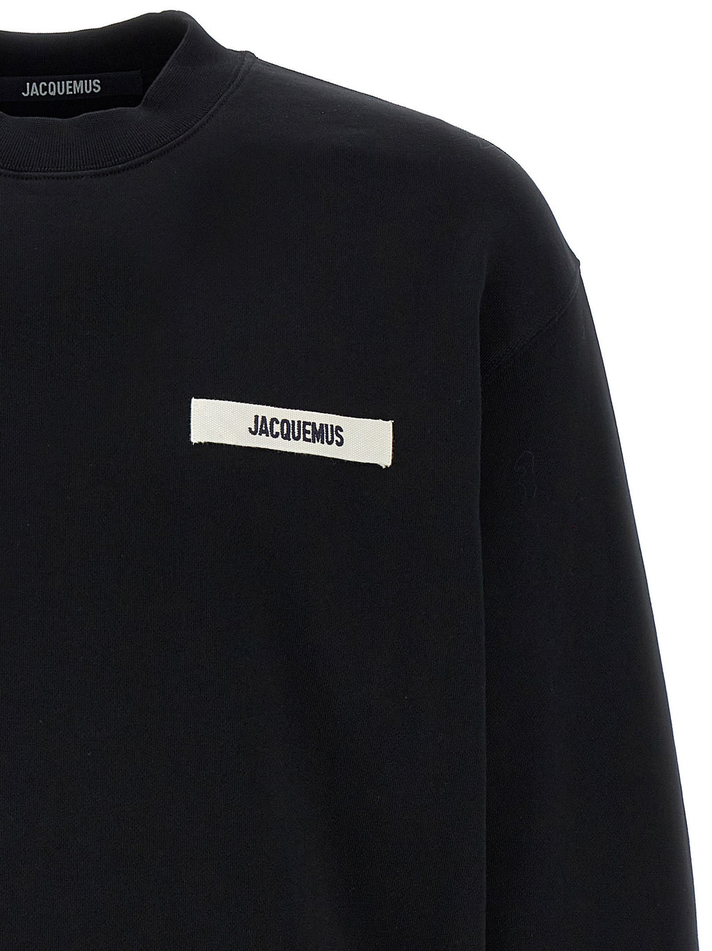 Jacquemus Black Cotton Sweatshirt