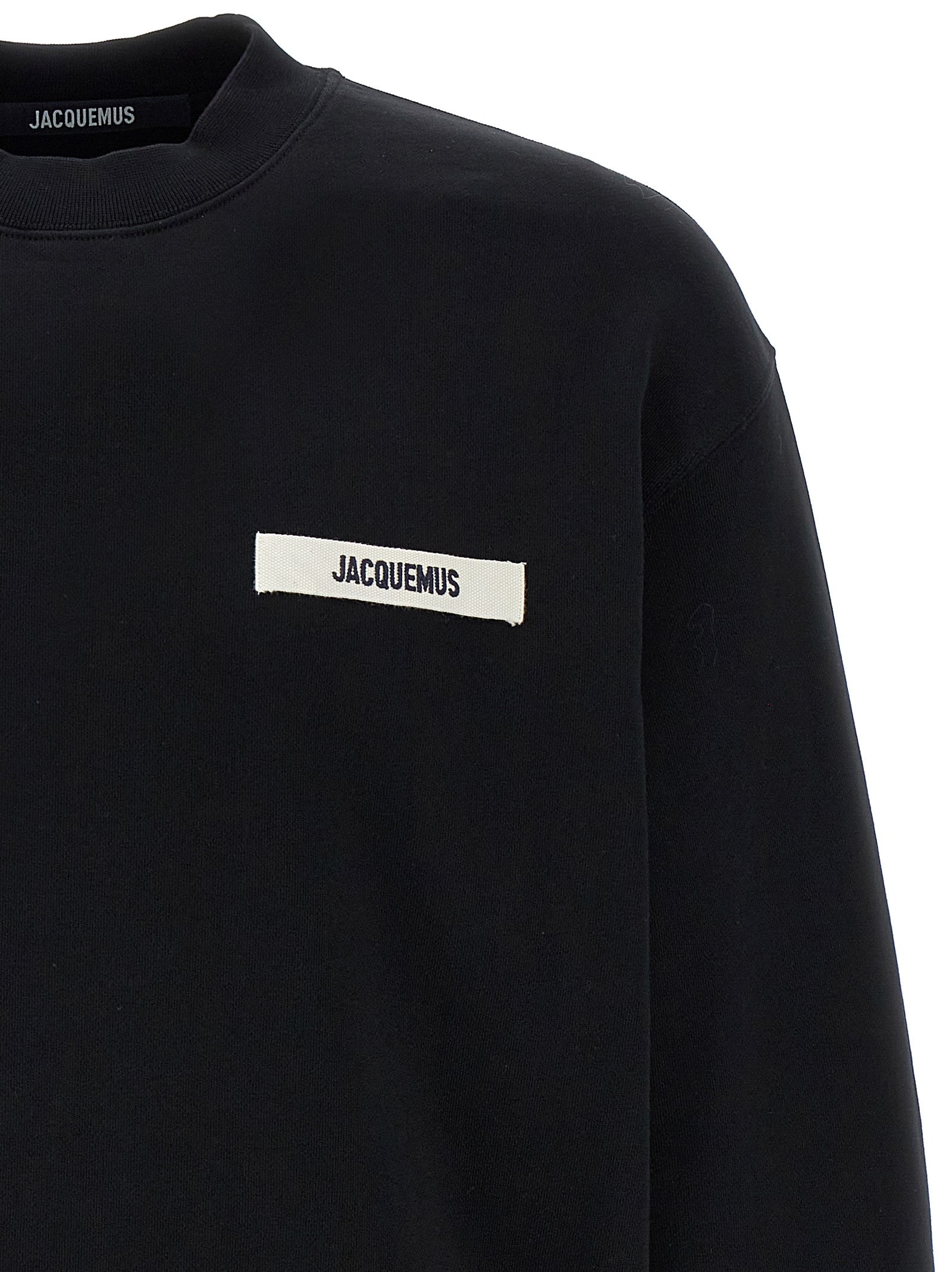 Jacquemus Black Cotton Sweatshirt
