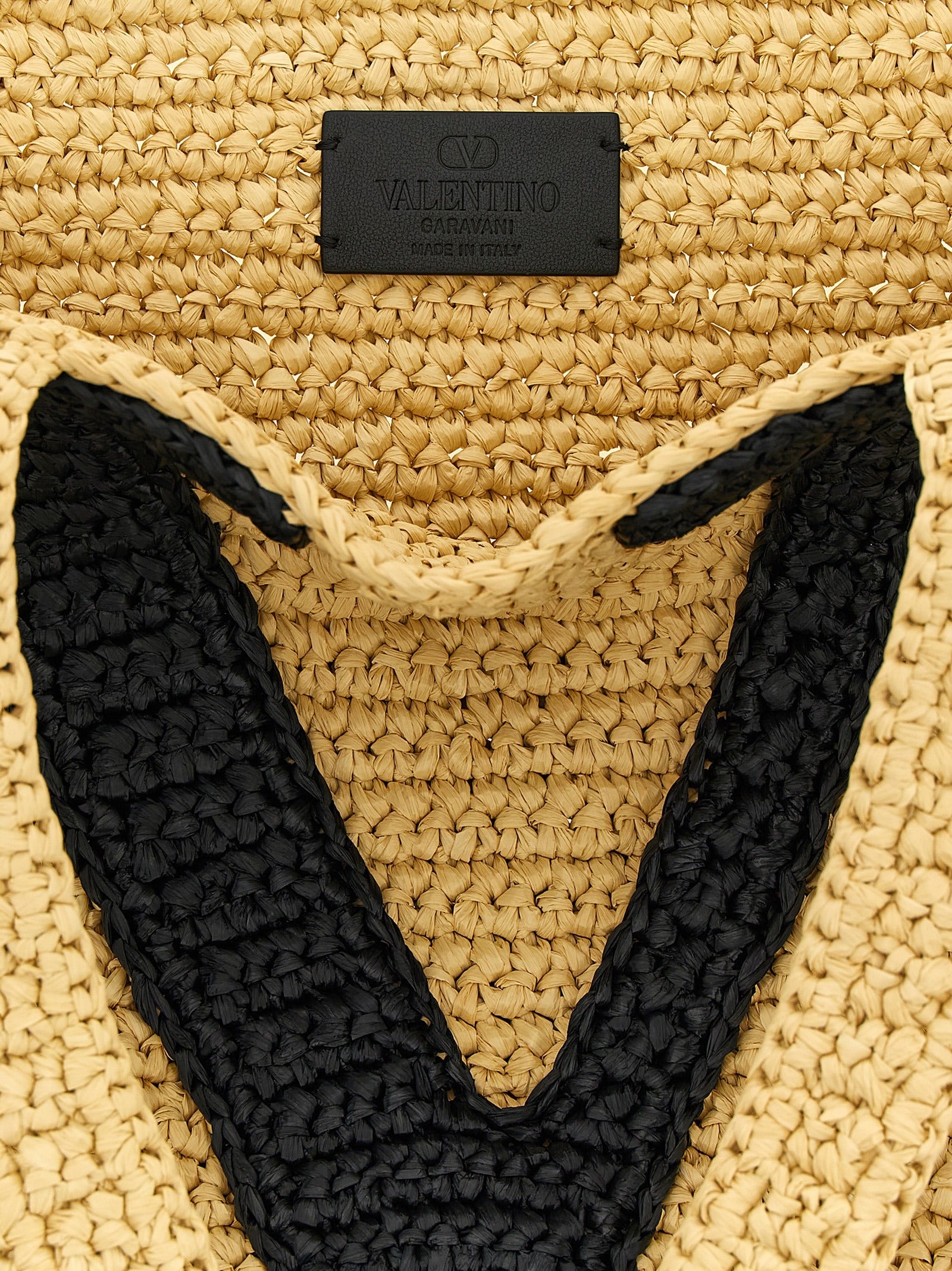 Valentino Garavani Black Viscose Tote Bag