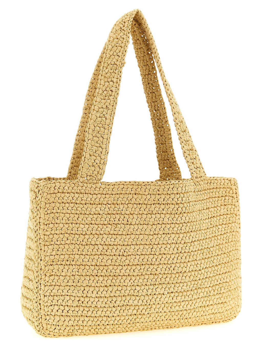 Valentino Garavani Beige Viscose Tote Bag