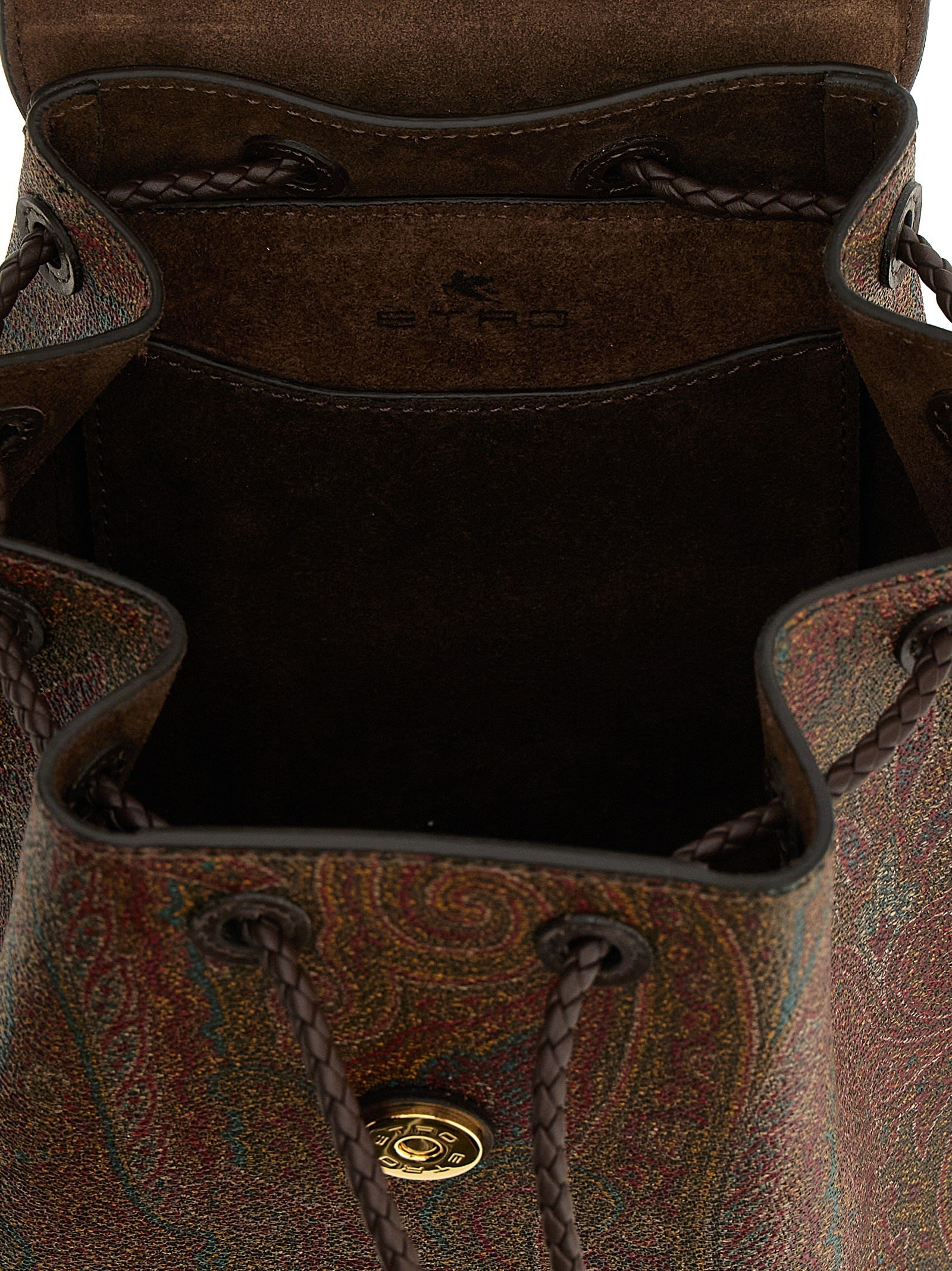 Etro Multicolor Cotton Backpack