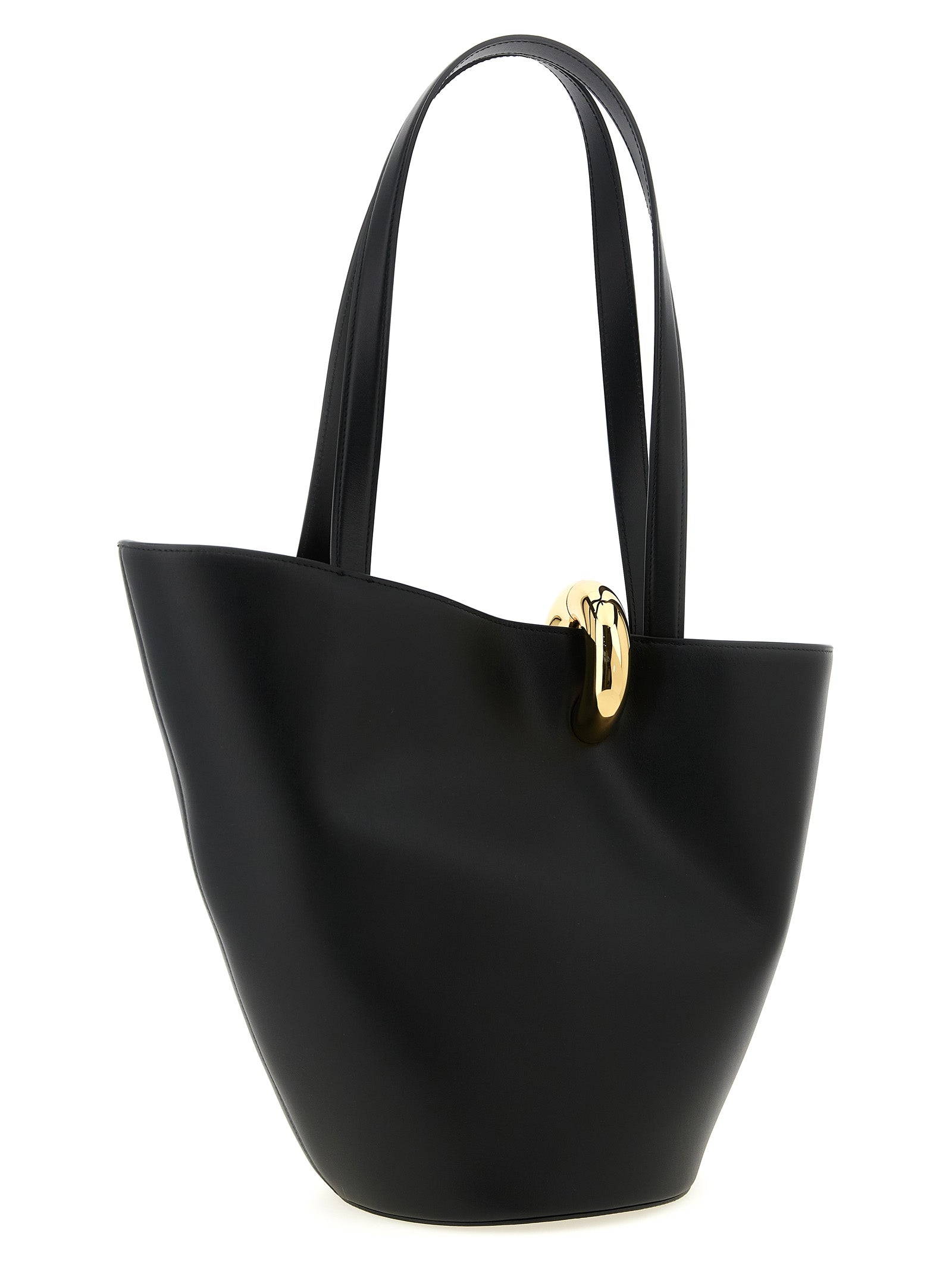 Jacquemus Black Cowhide Shoulder Bag