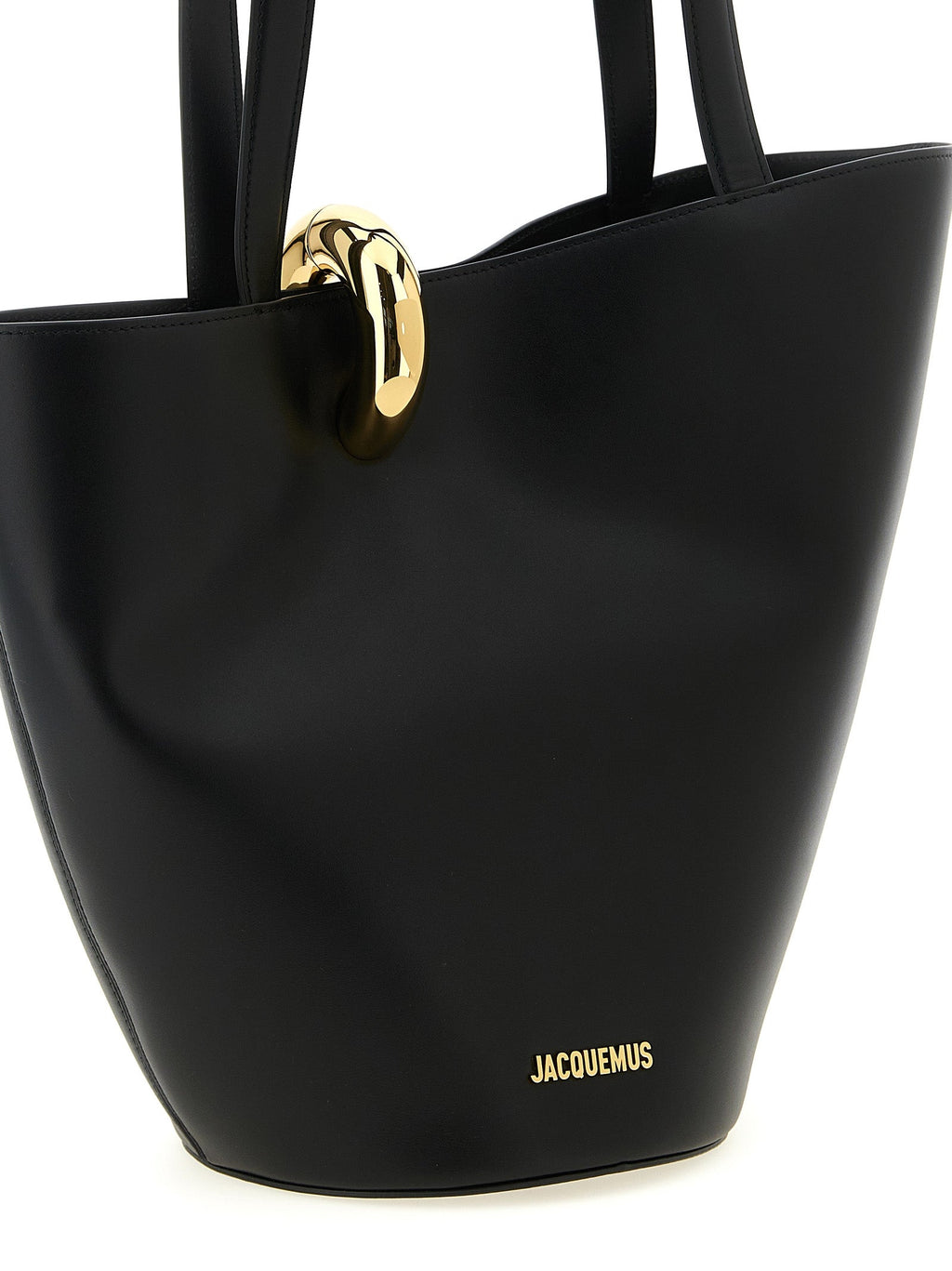 Jacquemus Black Cowhide Shoulder Bag