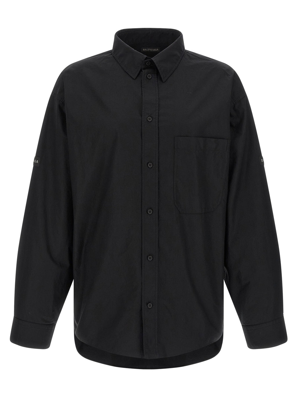 Balenciaga Black Cotton Blouse