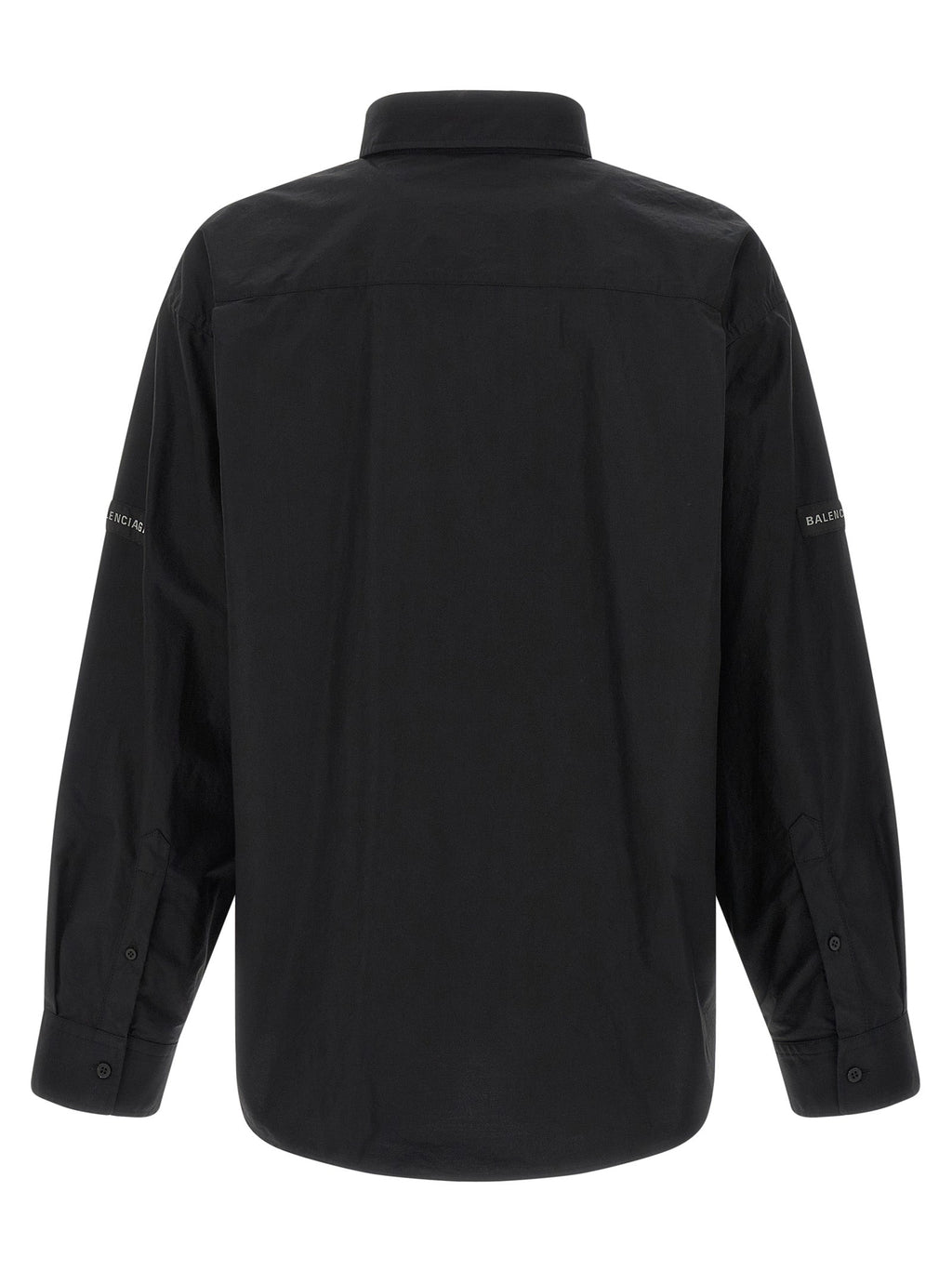 Balenciaga Black Cotton Blouse