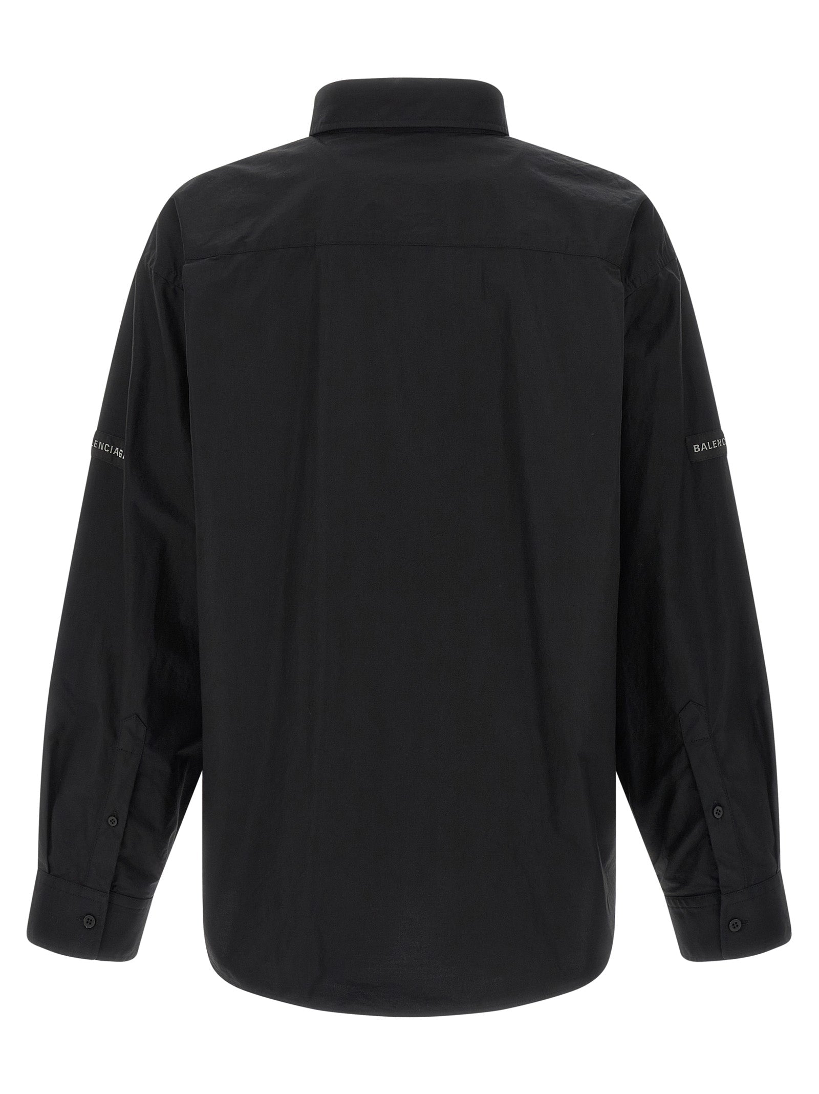 Balenciaga Black Cotton Blouse